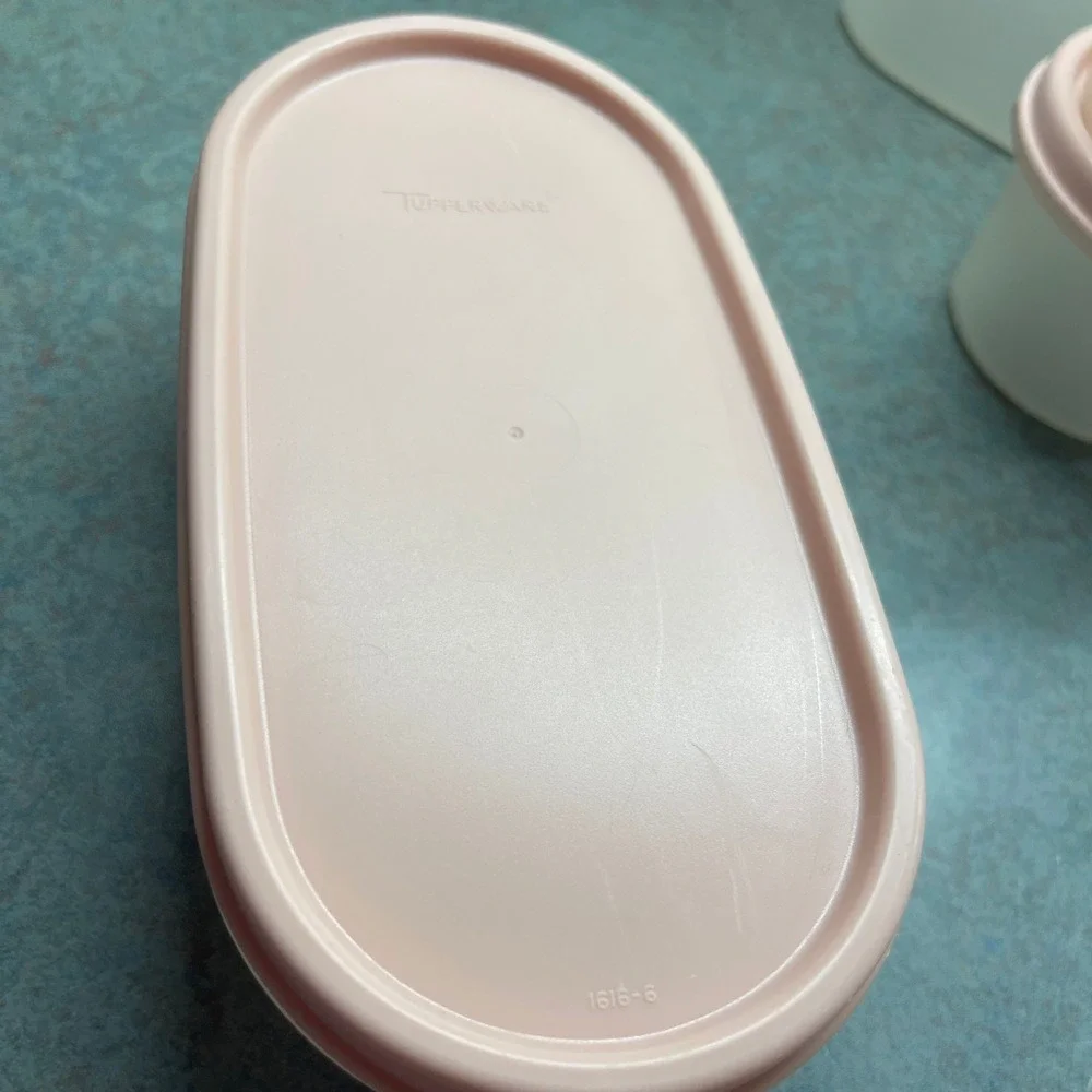 Vintage Tupperware 5 Piece Set of Modular Mates Ovals & Circ